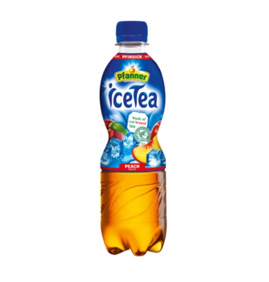 Picture of PFANNER ICE TEA PEACH PET 0.5 LTR